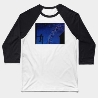 Stargazing Baseball T-Shirt